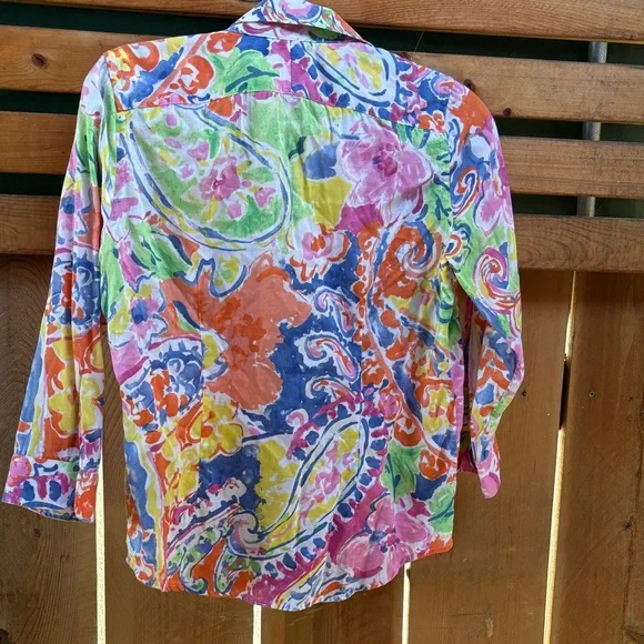 Ralph Lauren Multicolor Floral Shirt - Picture 3 of 7
